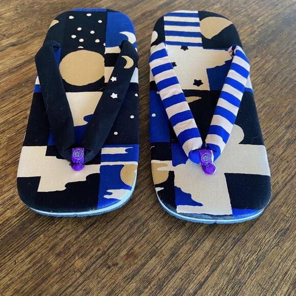 SOUSOU Japanese Cotton Zori Sandals - Picture 2 of 4